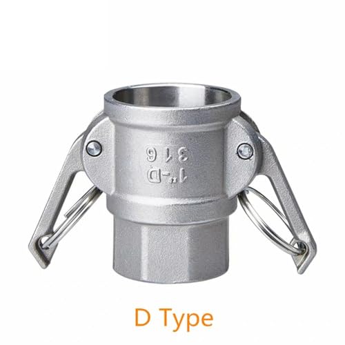 Accesorio Camlock de acero inoxidable SS304 con conector rápido tipo D 3