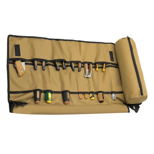 Sac à outils enroulable suspendu pour optimiser l'espace de votre atelier