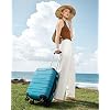 Coolife Hardside Carry-On Luggage with TSA Lock, Spinner Wheels, Telescopic Handle, Lightweight Suitcase (Grey, S(20in_carry on))