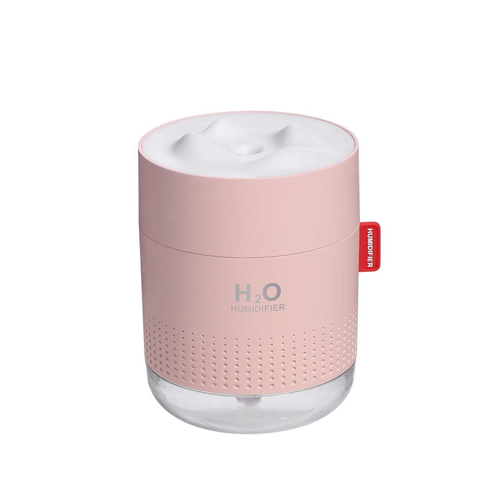 IMIKOKO 500ml Mist Humidifiers, Waterless Auto-Off Quiet Air Humidifier with Night Light, with 10~16 Working Hours for Home Office Baby Bedroom