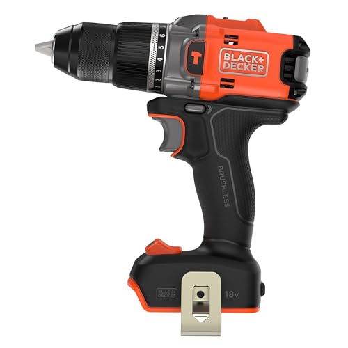 BLACK+DECKER 18V POWERCONNECT Trapano a Percussione a Batteria, Motore Senza