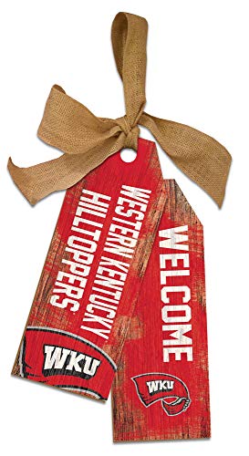 NCAA Western Kentucky Hilltoppers Unisex Western Kentucky Team Tags, Team Color, 12 inch