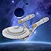 MOOXI - MOC Star Space Trek Starship 1701 Building Set,Creative Sci-Fi Movie Building Blocks Spaceship Model Kit,Gifts for Sci-Fi Movie Lovers(233pcs)