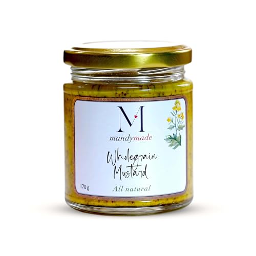 Mandymade Wholegrain Mustard All Natural, 6 oz ℮ 170 g (B0D11QG26V) Amazon Price History, Amazon Price Tracker