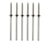 6 Pack Point Threaded Polishing Mandrels w/ 3/32' Shank Jewelry Making Polishing Buffing Finishing