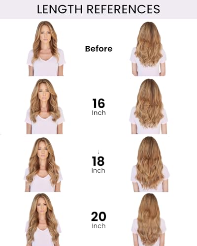 Image of LaaVoo Seamless Human Hair Clip in Extensions Ombre Black Seamless Clip in Hair Extensions Human Hair Invisible Hair Extensions Clip ins Black Ombre Brown Balayage Blonde 22 Inch 140g 7pcs