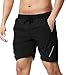 Produktbild Superora Workout Laufshorts für Herren Sport Shorts Quick Dry Leichtgewicht, atmungsaktiv mit Tasche, mit reflektierendem Strip-Design Athletic Shorts für Training, Joggen, Fitness, Aktiv