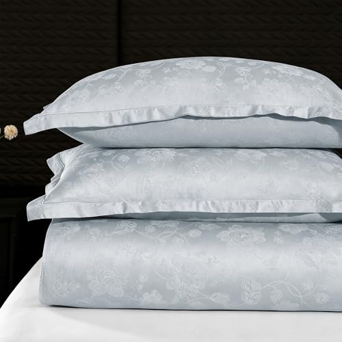Image of Story@Home 500 TC Long Staple Premium Cotton Sateen Weave Compact Yarn Bedsheet King 108 x 108 Inches Floral Soft Flat Sheet with 2 Pillow Covers 18 x 27 Inch -Blush
