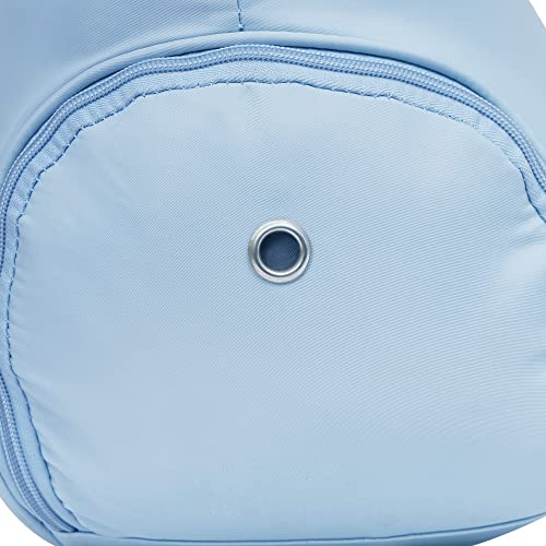 Image of Furn Aspire Gym Bag for Women and Men Durable Training Fitness Travel Duffel Handbag with Shoes Compartment and Wet Pocket Lightweight Gymbag (E). Light Blue