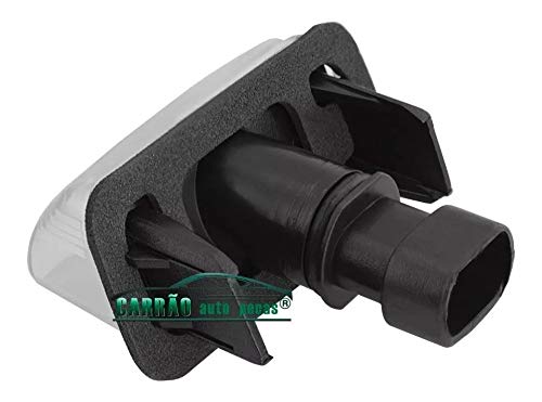 Par Lanterna Luz de Placa Linha Peugeot 206 207 Citroen C3 Com Lampada LED