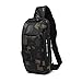 FANDARE Neu Herren Schultertasche Brusttasche mit Passwortschloss, USB, Reflektierende Streifen Umhängetasche Rucksack Sporttasche für Abenteuer,Reisen und Joggen Wasserdichtes Polyester Camo