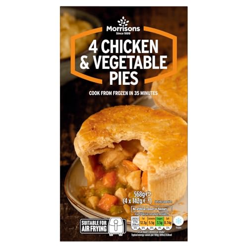 Morrisons Chicken & Vegetable Pies 568g