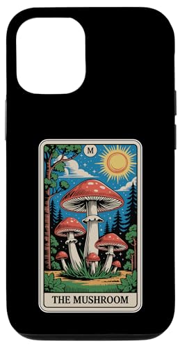 The Mushroom Tarot Card Cottagecore �ʔ����L�m�R���D�� �X�}�z�P�[�X iPhone 12/12 Pro �p