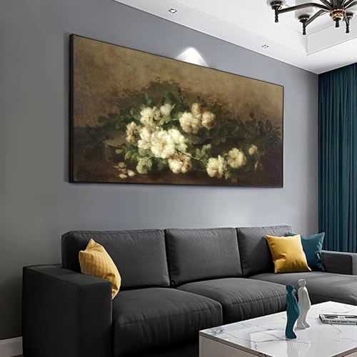Toile florale moderne AEFOUU affiche murale pour sublimer le salon ou le bureau