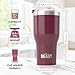 Beast 40 oz Tumbler Stainless Steel Vacuum Insulated Coffee Ice Cup Double Wall Travel Flask (Cranberry Red)