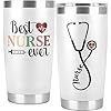 Best nurse ever nurse appreciation gifts school nurse graduation gifts nurse gifts for women nursing gifts for new grad nurse cna nicu ld emt lpn nutrition facts nurse tumbler 20oz with straw  urban country home decor