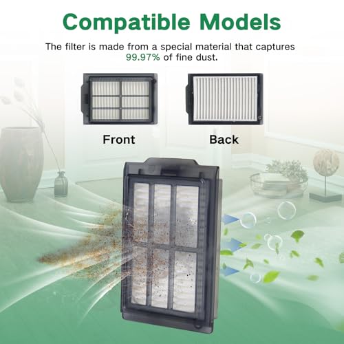 Image of Replacement Parts for iRobot Roomba Plus 405 (G181 /G185) Combo, Plus 505 /507 Combo Robot Vacuum Cleaner Accessories, 2 Roller Brushes, 3 Filters, 4 Mop Pads, 6 Side Brushes, 6 Vacuum Bags