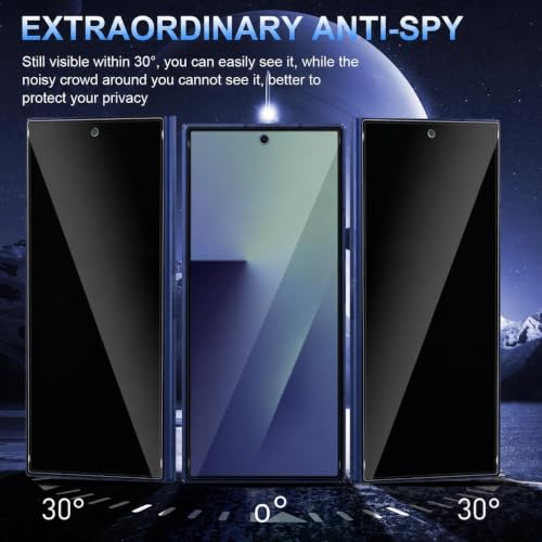 Image of QsmQam Premium Anti-Spy Privacy Tempered Glass Compatible with Samsung Galaxy Z Fold 8 5G with Anti-Explosion 9H Hardness Screen Guard