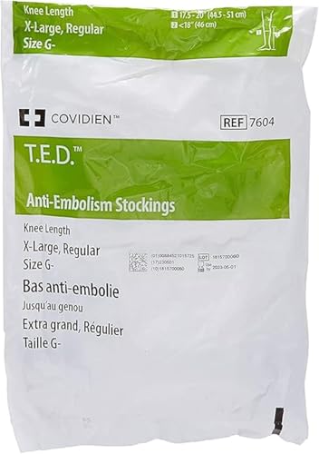 Image of TED STOCKING KNEE XLG REGULAR (PR) White