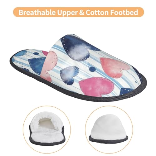Slippers Soft Non-Slip Winter Spa Slippers Indoor Home Shoes For Bedroom Hotel Travel4