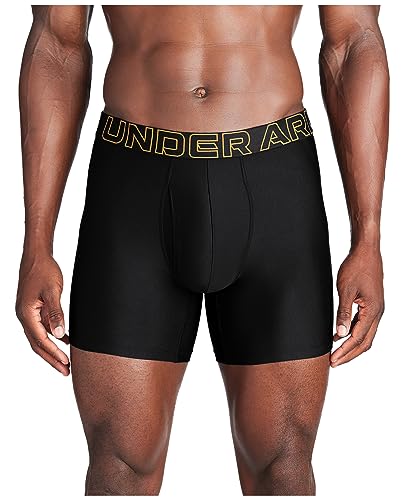 Image of Under Armour mens Multi-pack Performance Tech Boxerjock Brief, 6 inch Inseam, All-day Comfort & Soft