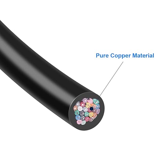 Miniatura 4 de Jienk Cable de extensión serie RS232 de 25 pines 24 AWG 24 AWG conector chapado en oro de 25 pines con cable abierto de extremo de cable desnudo
