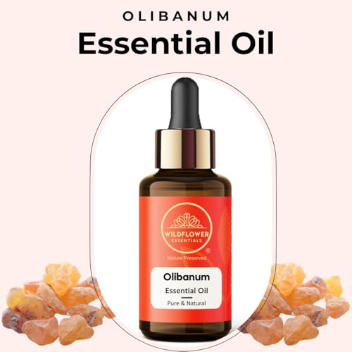 Image of Olibanum Essential Oil (Boswellia carterii) Pure | Non-Sticky | Non-Greasy | Lightweight | Men & Women | All Skin Types | Steam Distilled 30ml (1 oz)