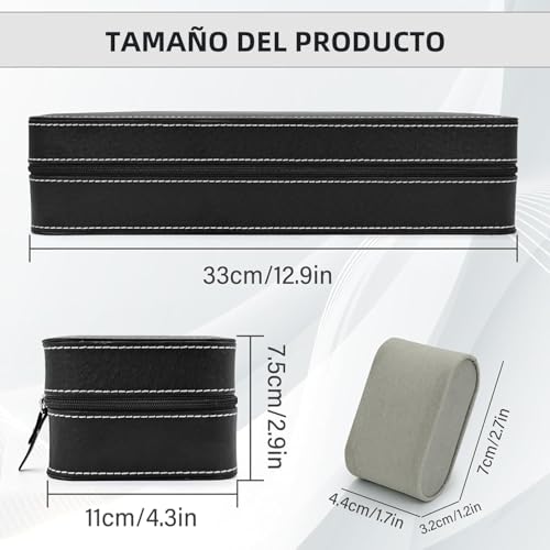 La mejor comparación de Estuche para relojes los 5 más buscados. 15 Imagen adicional