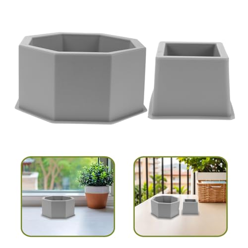 Moule silicone pot de fleurs béton moule à planter artisanale