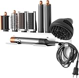 GENCAM 7-Hole Wall Mount Holder Compatible with Dyson Airwrap Styler and Accessories, Acrylic Wall Mount Organizer Compatible with Dyson Airwrap Style i.d Multi-Styler