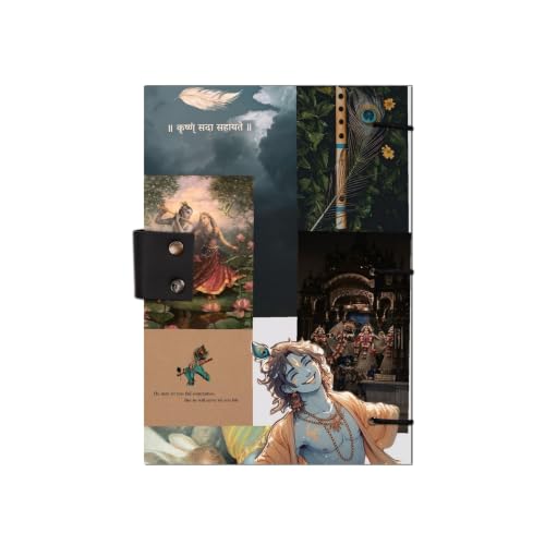 Image of Krishn Thought Diary Notebook 7x5 Inch 160 Pages Unruled Journal for Notes
