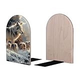 Dimensions compactes : mesurant 11,2 x 10,7 x 17 cm, ces serre-livres Wolf Family Winter Wonderland pour livres lourds s'adaptent parfaitement à n'importe quelle étagère, offrant un soutien essentiel sans prendre trop de place