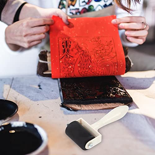 image for Generic Rubber Brayer Roller, Durable Rubber Roller, Professional Prin