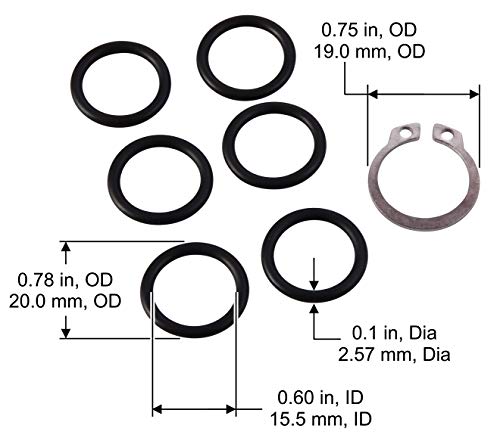 Liberty Garden Products 4009-Oring Replacement Kit O-Ring, Black (4009-Oring Kit) #TOP2