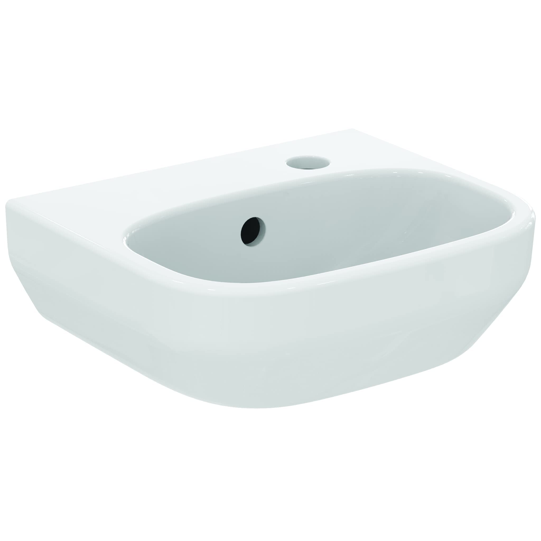 Ideal Standard - I.Life A Lavamani da 350mm con foro rubinetteria a destra - Bianco