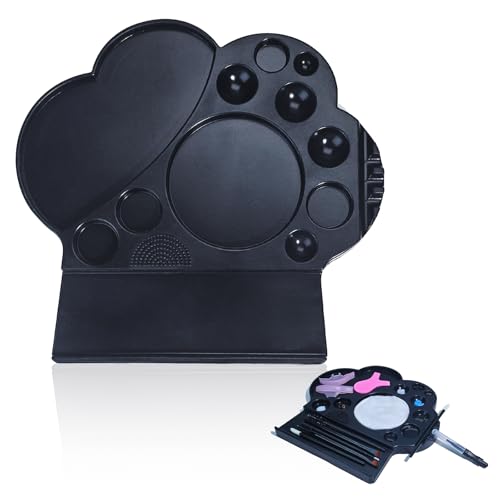 Libeauty Silikon Palette für Wimpernlifting, Tönungscreme Palette Silikon, Wimpernlifting Zubehör, Lash Lifting Tool, 15 Funktion, für Den Salon und Heimgebrauch