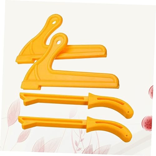 Uonlytech Carpentry Push Block for Table Saw 4 Pcs Wood Push Stick Set Woodworking Tools Equipment Jointers Pusher Stick Safety - Thumbnail 4