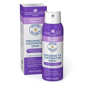 Doctor Butler’s Pregnancy & Postpartum Spray – Perineal Spray and Hemorrhoid Treatment with Aloe and Chamomile, Pregnancy Support and Postpartum Essentials, Paraben Free (3oz)