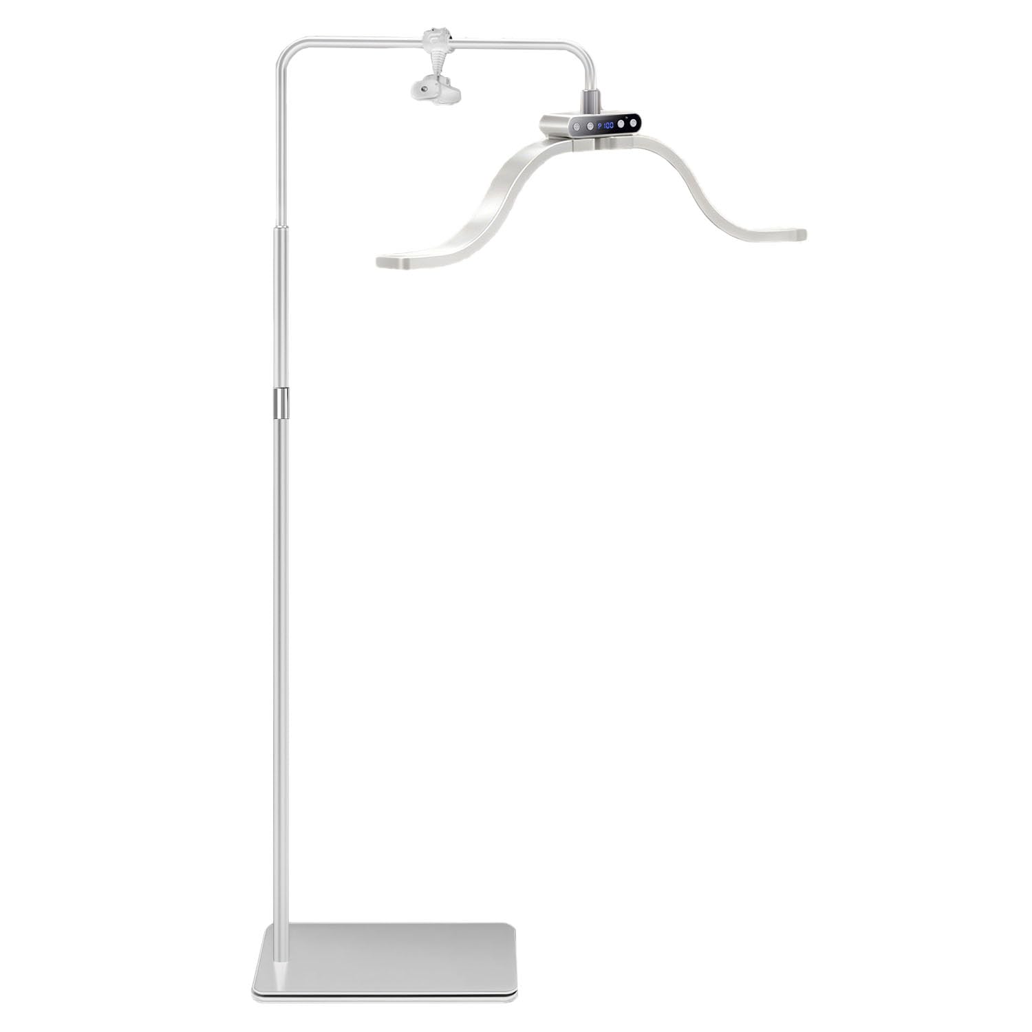 yAyusi Wolken-Stehlampe für Wimpern mit Telefonhalter, Faltbare Einziehbarer Wimpern Lampe für Wimpernverlängerung, Dimmbares LED Beauty-Ringlicht für Wimperntechnik/Hautpflege/Tätowierungen (Weiß)