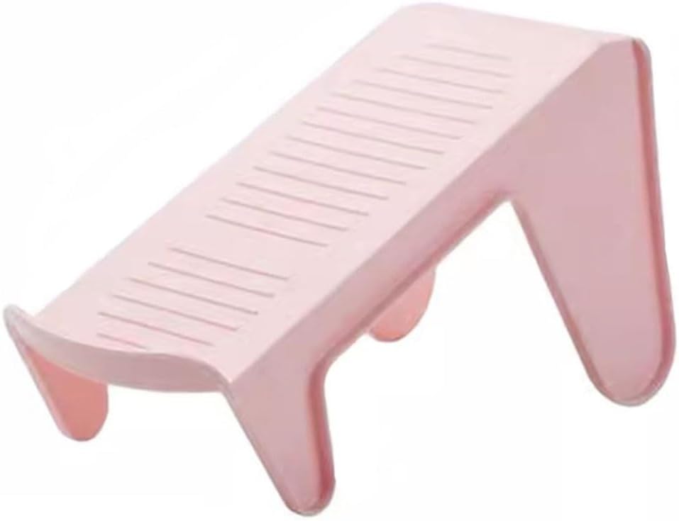 Shoe Slots Organizer Double Layer Plastic Shoe Cabinet Shoe Slot Organizer, Stackable Space Saving Shoe Rack at The Entrance (Color : Pink, Size : 4pcs)