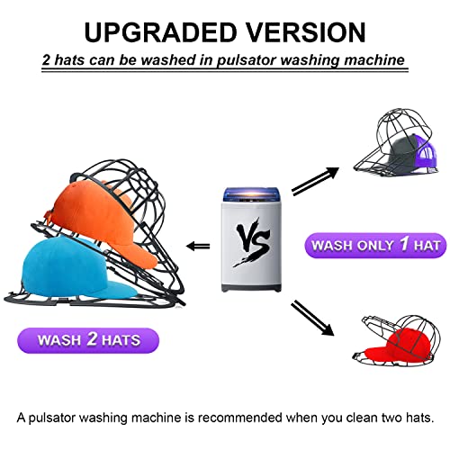 Cap Washer 2 Größen Basecap Racks Geeignet für Erwachsene und Kind Baseball Kappen Reiniger Cap Waschen Waschmaschinen Form Set