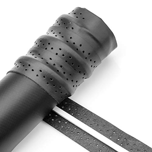 Kit com 2 unidades Overgrip para Tênis e Beach Tennis mantém as mãos secas, reduzir suor e garantir uma pegada ideal. Película sintética antiderrapante para maior conforto. (Preto)