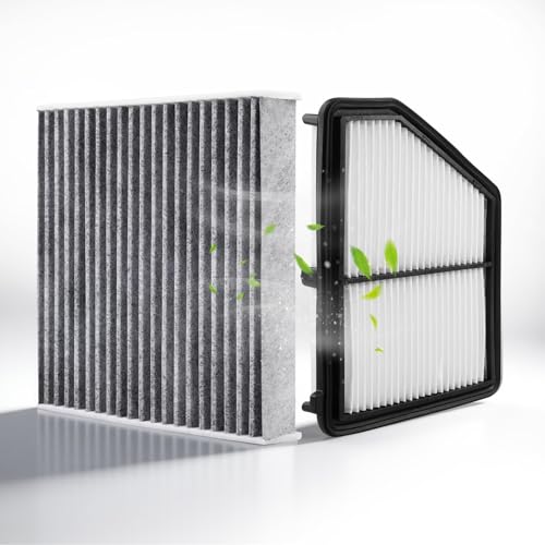 StaunchAuto Engine & Cabin Air Filter for Honda Civic 2016-2026 2.0L HR-V 2023-2026 HRV 2.0L (Not Fit Civic Hatchback) Air filter for Car Replacement CF11182 CA12051 Automotive Accessories- 2 Pack