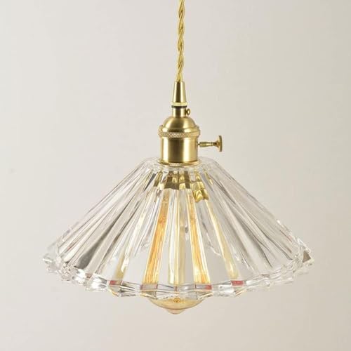 Lustre à boule de verre simple E27 pour supprimer les zones d'ombre