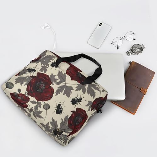 Maletín para portátil con diseño Beetle Rose 13-15.6 pulg miniatura 7