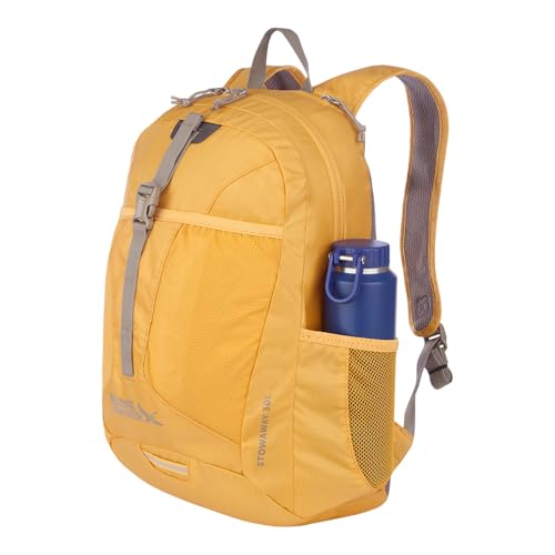 Image of Eddie Bauer Stowaway Packable Backpack | Travel | Outdoor | Lightweight | Foldable | Durable | Ripstop Polyester | 30L - Field Gold