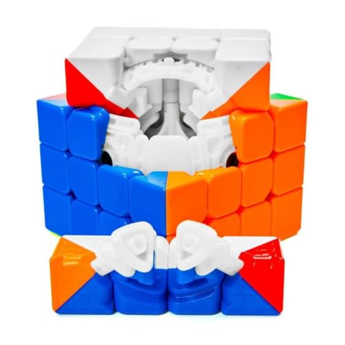 Image of MoYu AoSu 4x4 V7 Single-Track Magnetic Cube, 58mm Compact Speed Puzzle, Smooth Fast Turning 4x4 Brain Teaser for Kids & Adults