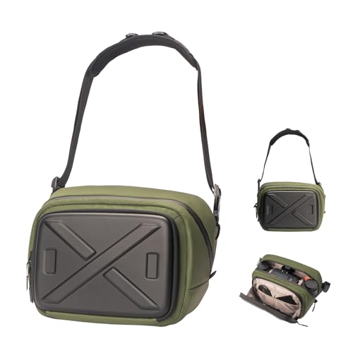 Sac photo bandoulière antichoc avec coque rigide EVA contre les rayures
