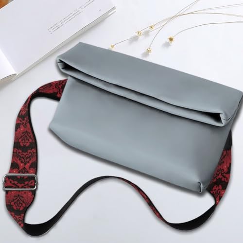Image of Adjustable Purse Strap Replacement, Wide Shoulder Canvas Bag Strap, Crossbody Handbag Strap