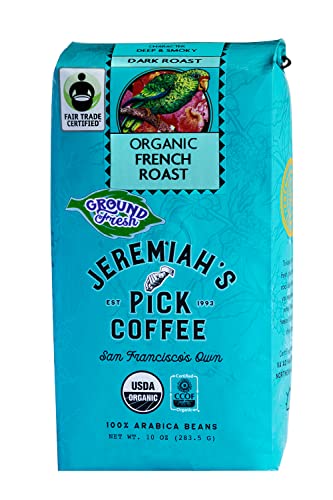 Organic French Roast - Ground Coffee for Drip - 10oz, Caffeinated image 2